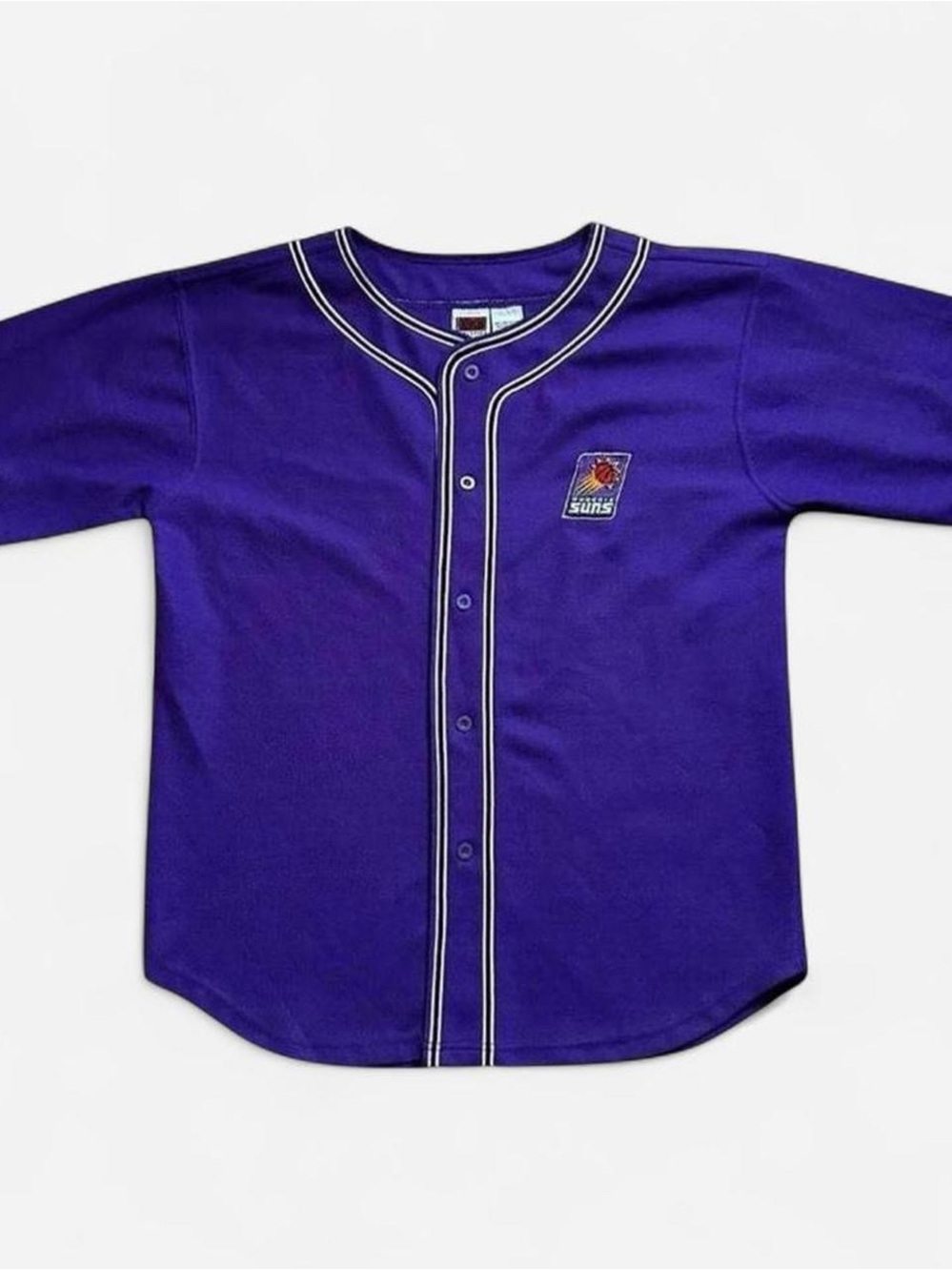 Vintage 1990s Purple Phoenix Suns Baseball style Jersey XL